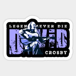 David rock legend Sticker